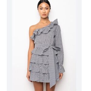 PICNIC VIBES POPLIN STRIPE ROMPER Medium